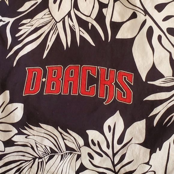 ARIZONA DIAMONDBACKS ALOHA MLB Button Up Shirt - Picture 3 of 9